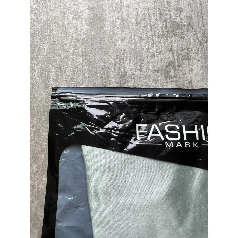 Sage Green Silky Satin Cloth Fashion Face Mask NEW Women's Washable Luxury